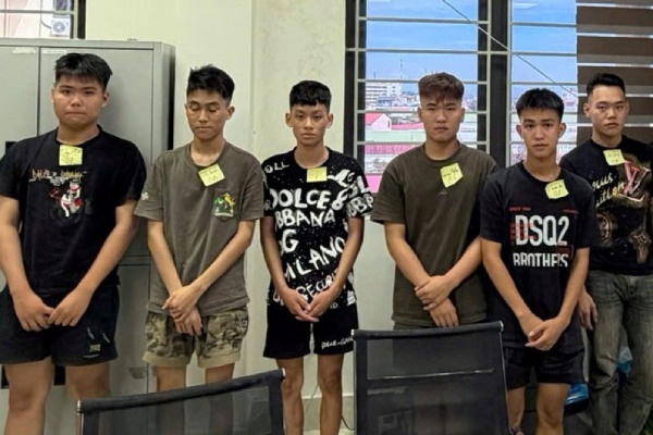 Nhom doi tuong mang hung khi gay nao loan trung tam Hai Phong hinh anh