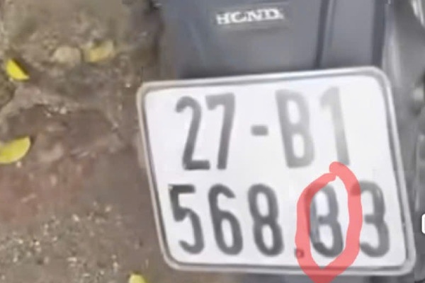 Cong an xu ly lai xe son che bien so 'lua' may do toc do hinh anh