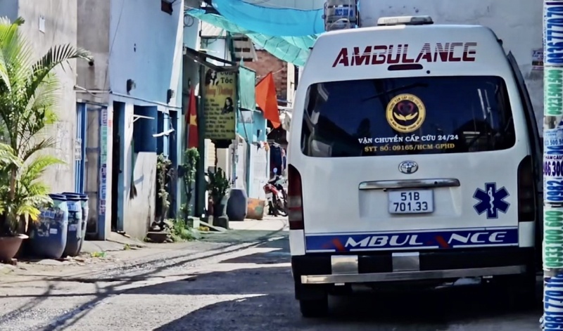 Phat hien tai xe xe om cong nghe tu vong nhieu ngay trong phong tro hinh anh