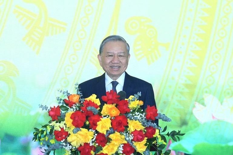 Toan van phat bieu cua Tong Bi thu ve cong tac tuyen giao va dan van hinh anh