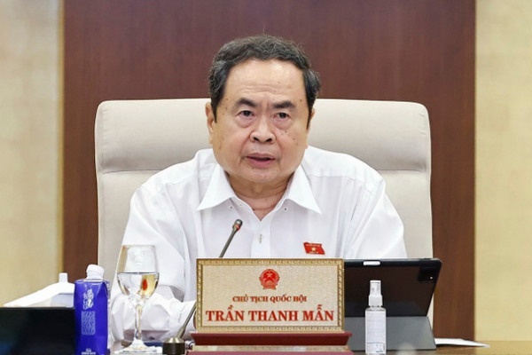 Uy ban Thuong vu Quoc hoi hop ve cong tac bau cu hinh anh