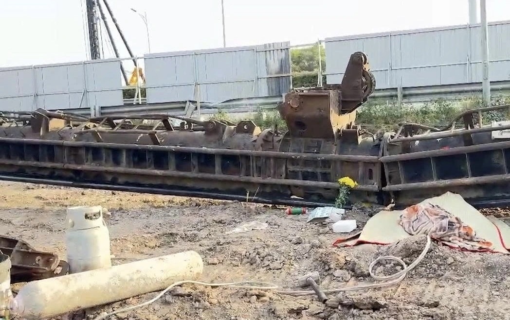 Cong nhan tu vong khi thi cong cao toc TP.HCM - Long Thanh - Dau Giay hinh anh