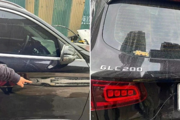 Tu vu xe Mercedes bi dap pha: Huy hoai tai san nguoi khac la pham phap hinh anh