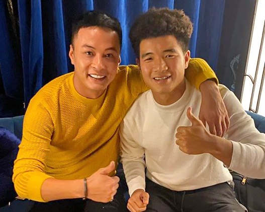 Hong Dang gap Quang Hai, Tien Dung sau SEA Games hinh anh