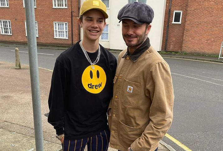 Con trai 17 tuoi cua David Beckham khoe anh cao hon bo hinh anh