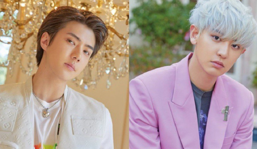 Chanyeol va Sehun (EXO) sang Viet Nam bieu dien hinh anh