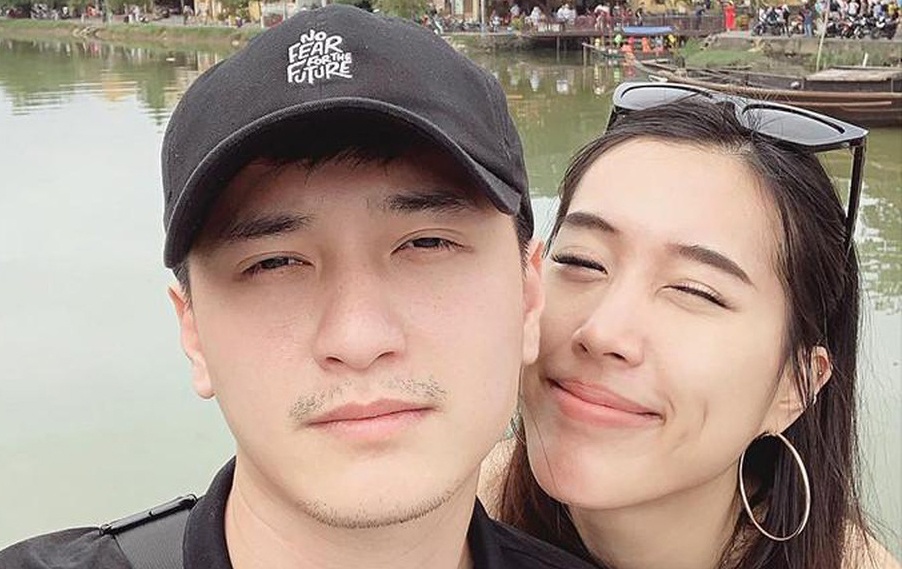Ban gai Huynh Anh ngam phu nhan thong tin chia tay hinh anh
