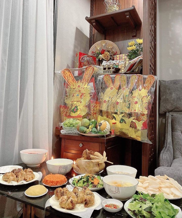 Mâm cỗ cúng Táo sao việt ảnh 6 Mam co cung Tao sao viet anh 6