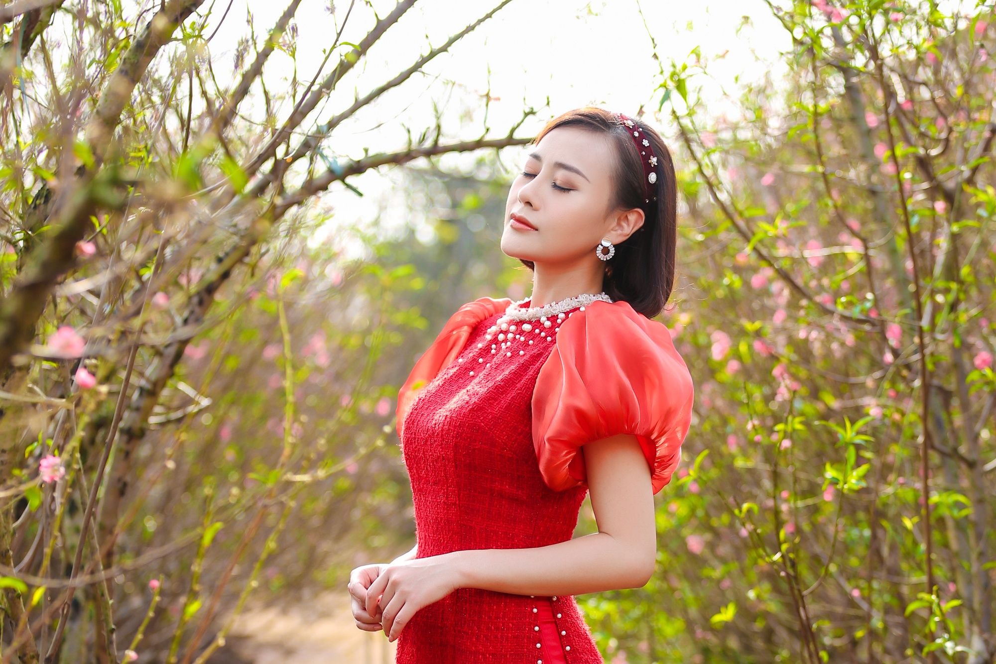 Quynh bup be Phuong Oanh Tet 2020 anh 4