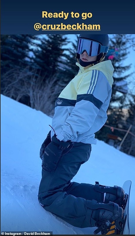 Gia đình David Beckham trượt tuyết ảnh 8 Gia dinh David Beckham truot tuyet anh 8
