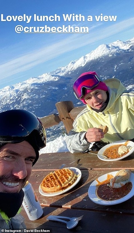 Gia đình David Beckham trượt tuyết ảnh 7 Gia dinh David Beckham truot tuyet anh 7