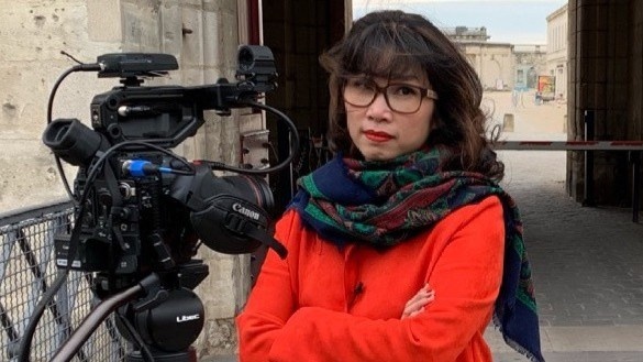 Nhat ky nhung ngay Paris bi phong toa cua nha bao Nguyen My Linh VTV hinh anh