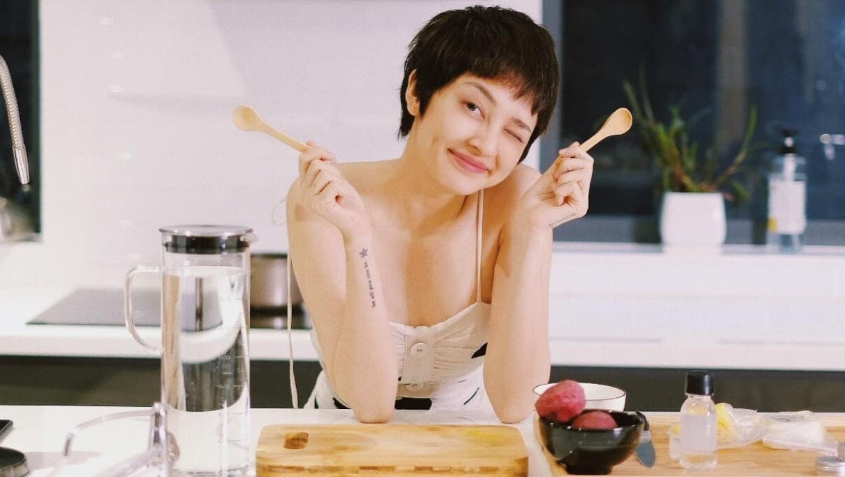 Bao Anh, Ky Duyen tro tai lam nhieu mon an khi o nha cach ly hinh anh