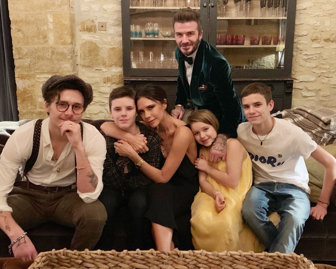 Vo chong David Beckham anh 1