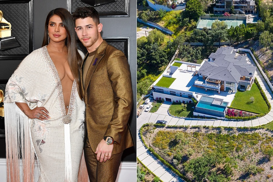 Biet thu 20 trieu USD cua vo chong Hoa hau The gioi Priyanka Chopra hinh anh