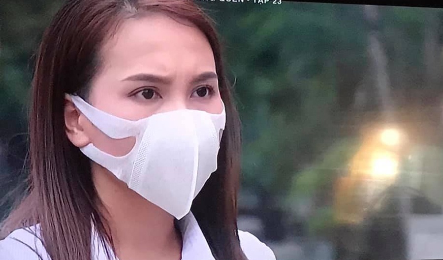 Bao Thanh giai thich vi deo khau trang sai cach tren phim hinh anh