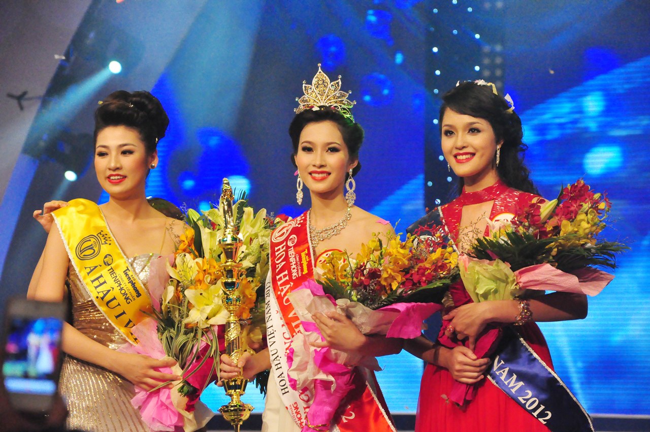Top 3 Hoa hau Viet Nam 2012 anh 1