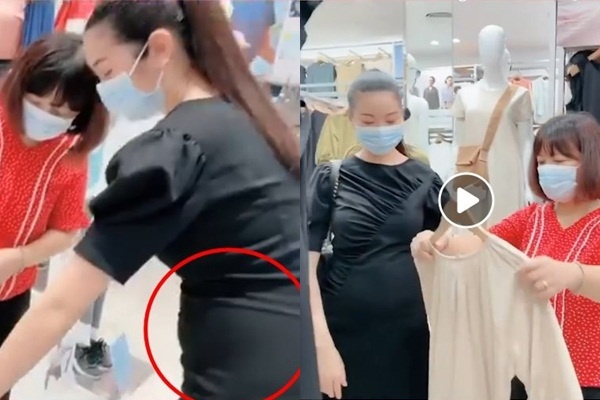 A hau Thuy Van mang thai anh 1