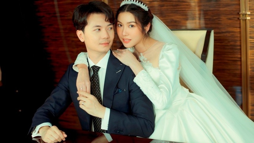 Thuy Van tiet lo anh cuoi co tich truoc ngay len xe hoa hinh anh