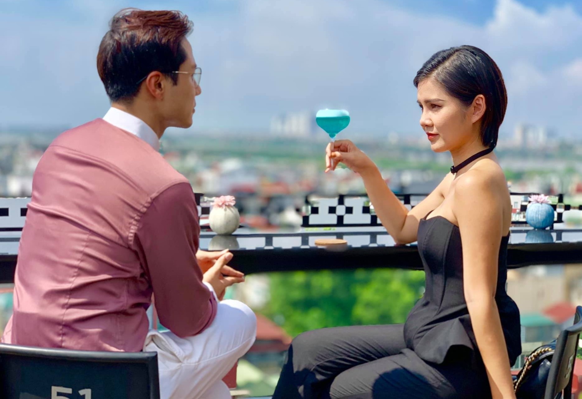 Thu Hoai la nguoi yeu cua Thanh Son trong 'Tinh yeu va tham vong'? hinh anh