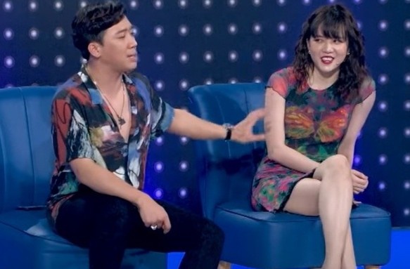 Truong Giang, Tran Thanh treu dua Thieu Bao Tram va Son Tung hinh anh