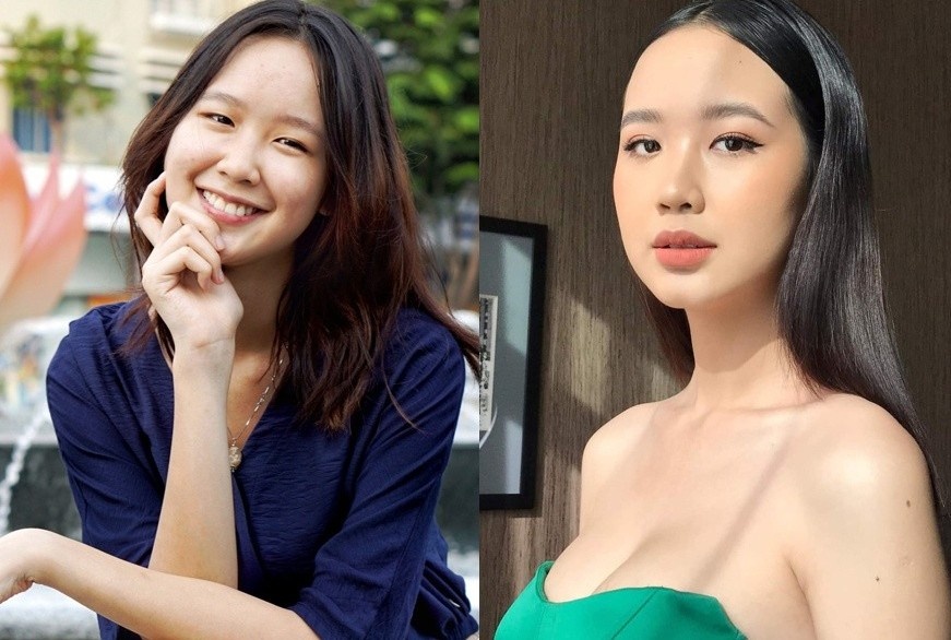 Anh mat moc cua thi sinh cao 1,84 m o Hoa hau Viet Nam hinh anh