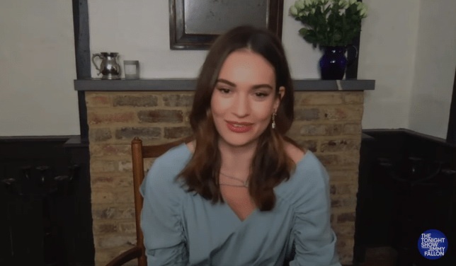 Lily James ngoai tinh Dominic West anh 3