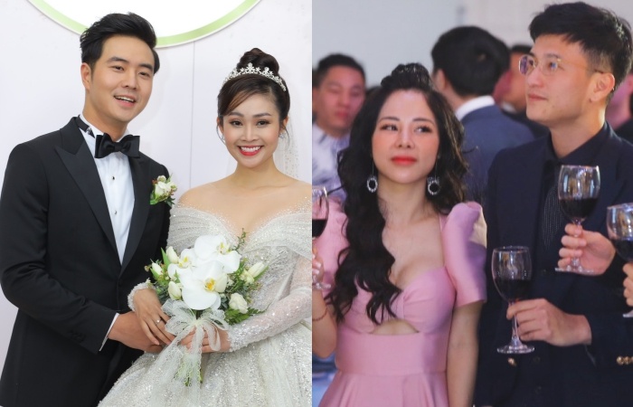 Huynh Anh va ban gai du cuoi MC Thuy Linh hinh anh