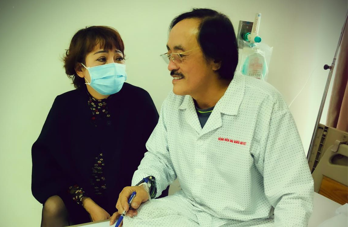 Nghe si Giang Coi nhap vien vi nghi co khoi u o hong hinh anh