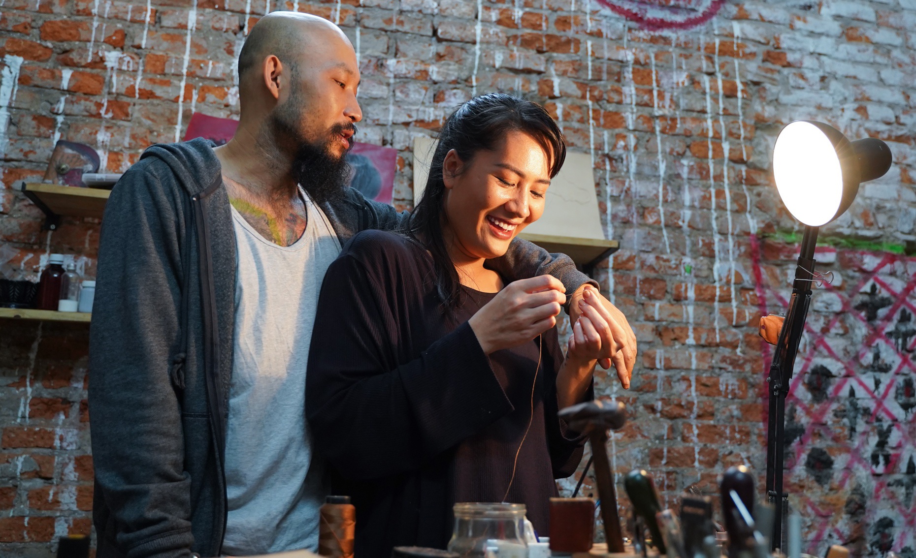 Dien vien Minh Cuc chia tay anh 1