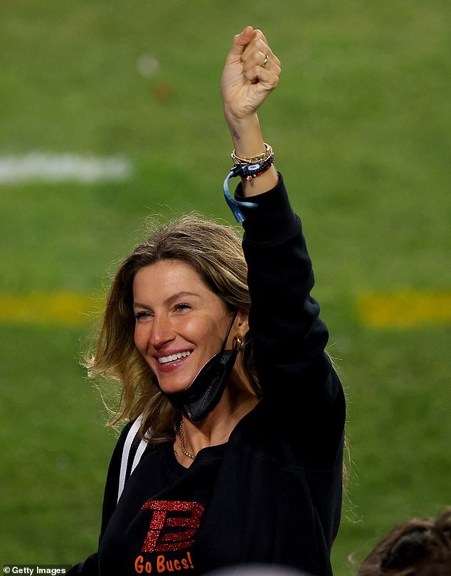 Gisele Bündchen chúc mừng Tom Brady ảnh 3 Gisele Bundchen chuc mung Tom Brady anh 3