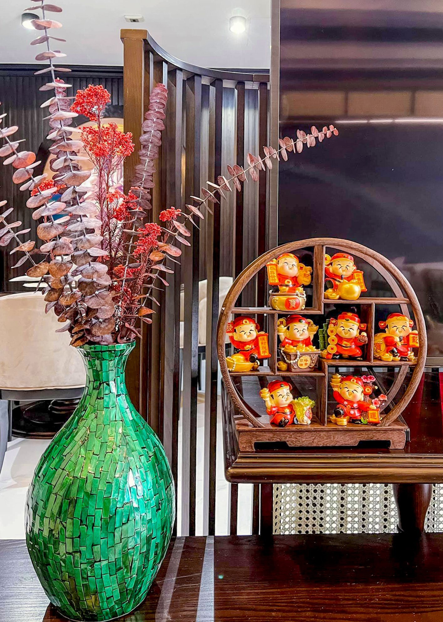 Phương Oanh trang trí nhà đón Tết ảnh 4 Phuong Oanh trang tri nha don Tet anh 4