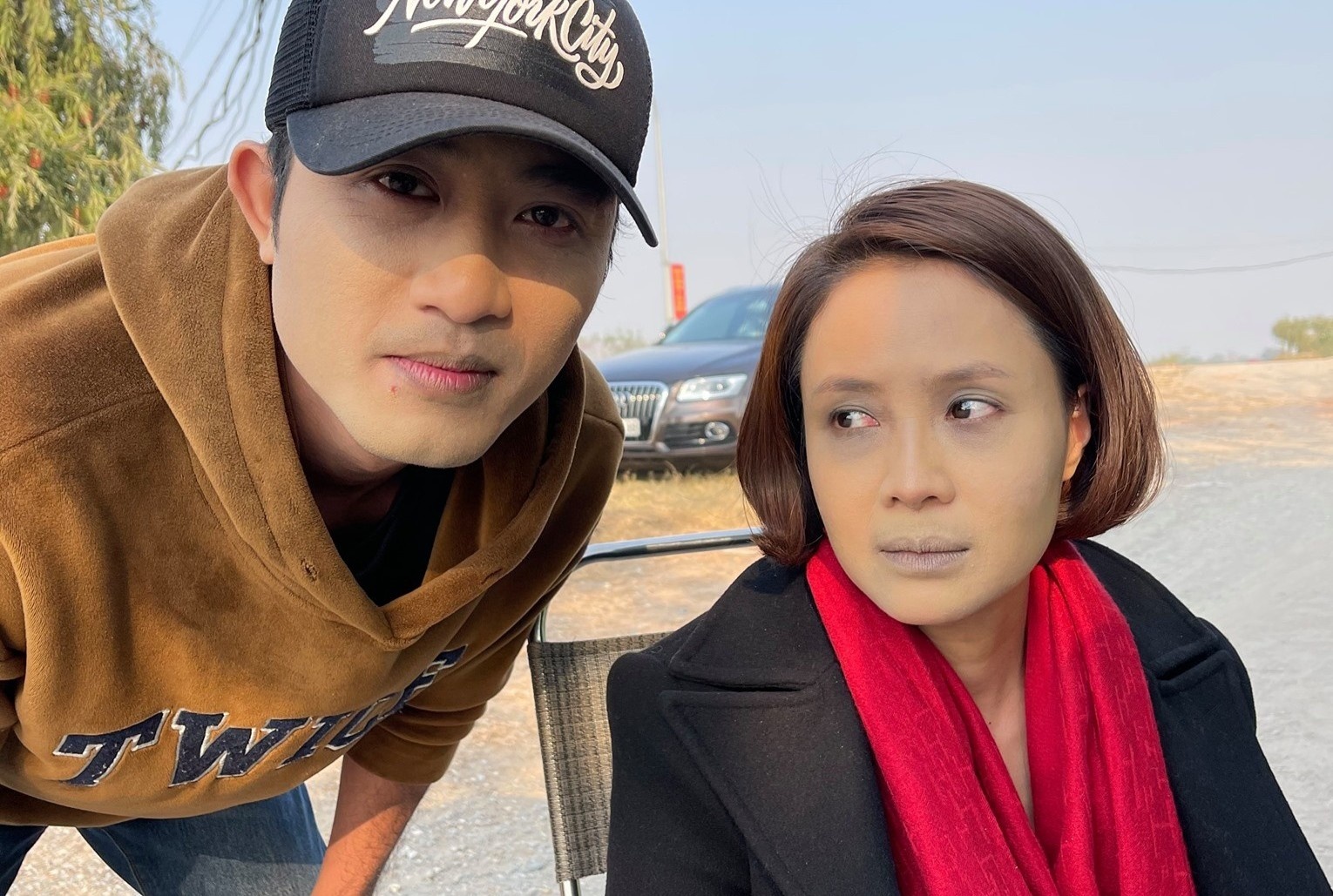 Hinh anh hau truong cua 'Huong duong nguoc nang' hinh anh