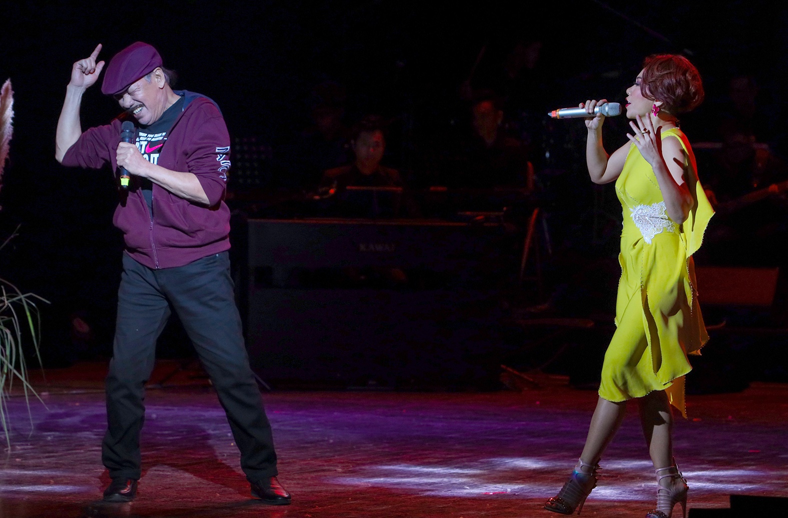 Nhac si Tran Tien hat rock cung Ha Tran hinh anh