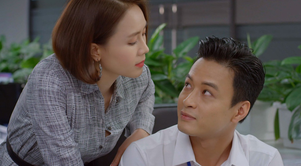 Cap dien vien truyen hinh Manh Truong Phuong Oanh anh 7