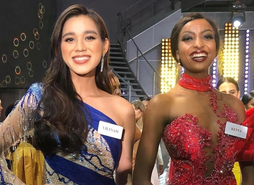 Nguoi dep vao top 13 phan thi Sieu mau o Hoa hau The gioi 2021 hinh anh