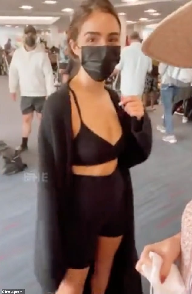 Olivia Culpo san bay anh 1