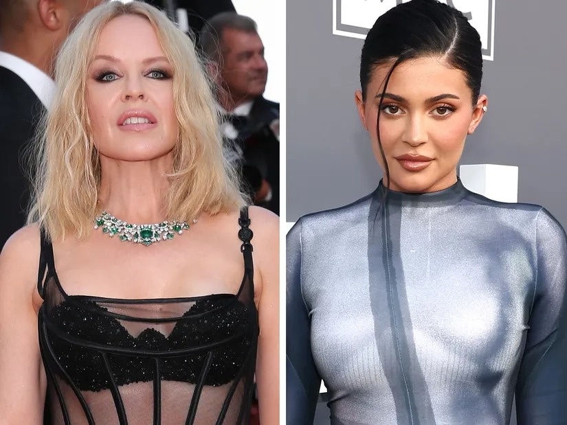 Kylie Minogue kien Kylie Jenner anh 1