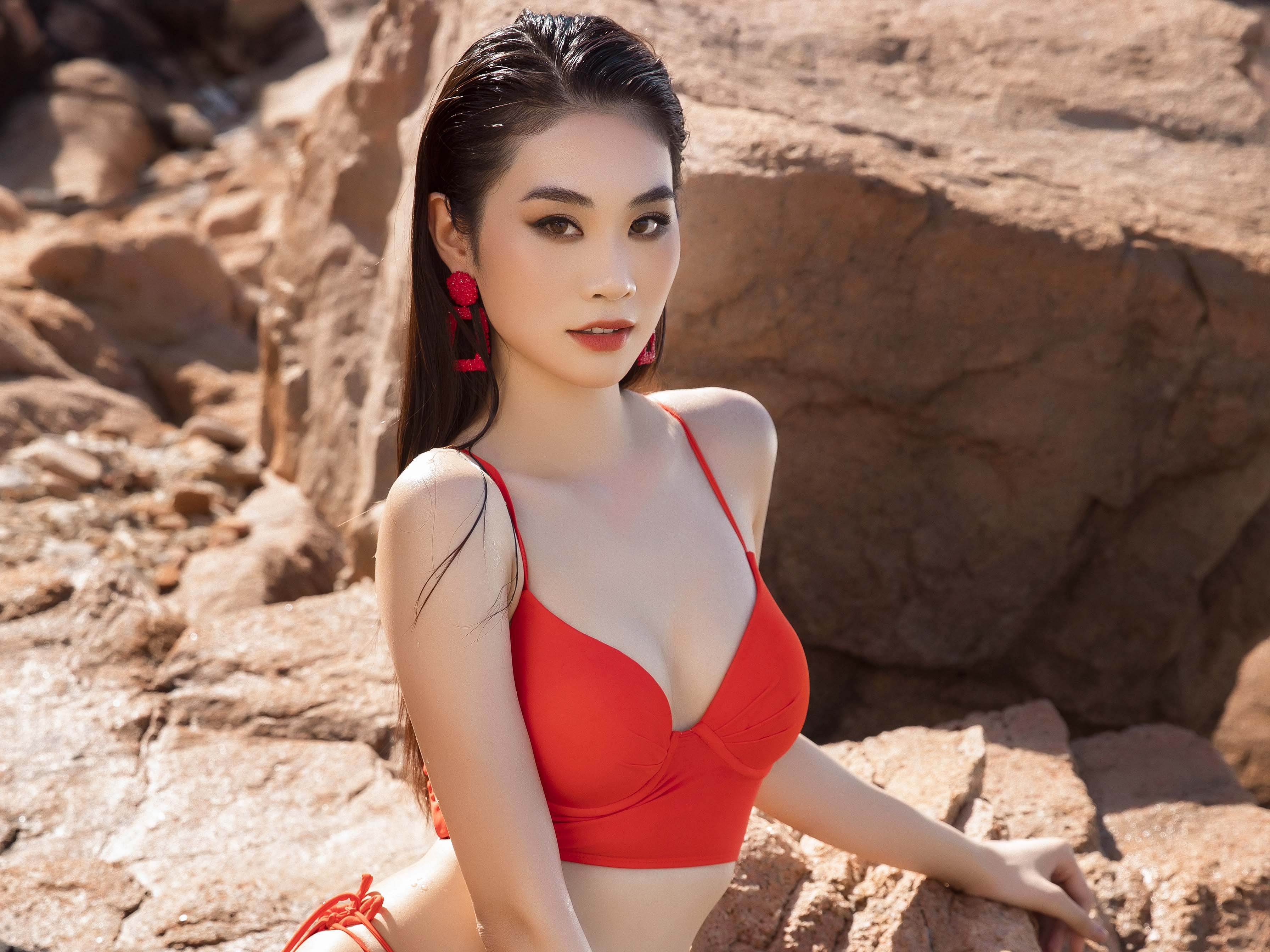 Nguyen Thuy Linh vao thang top 20 Hoa hau The gioi Viet Nam hinh anh