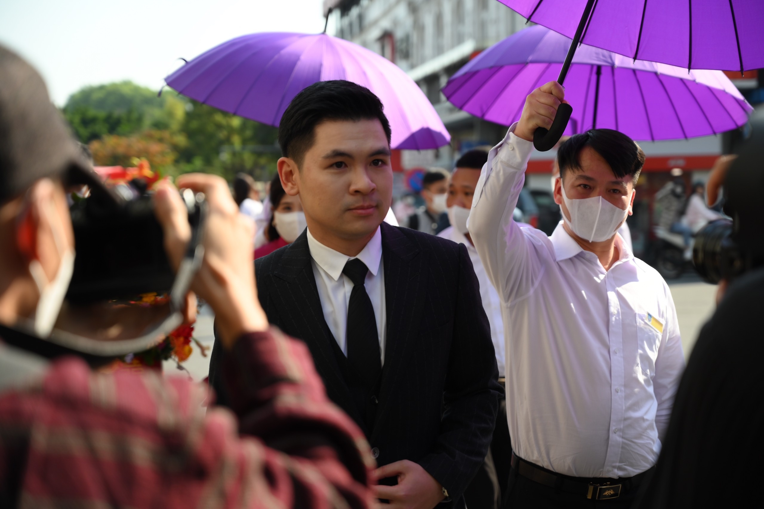 Le an hoi cua Hoa hau Do My Linh va doanh nhan Do Vinh Quang hinh anh