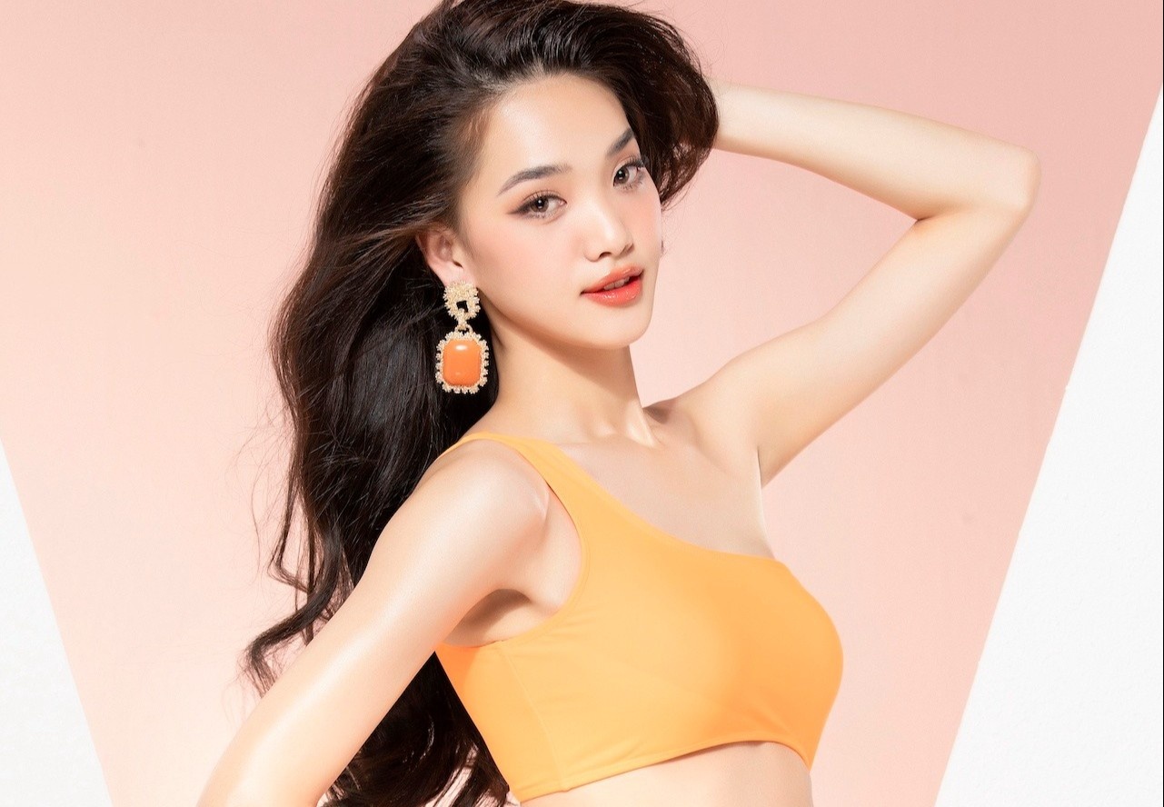 Co gai cao nhat Hoa hau Viet Nam vao top 3 thoi trang hinh anh