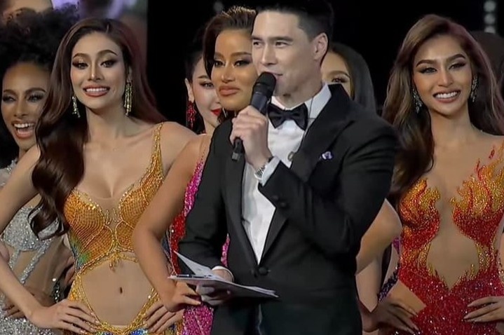 Khoanh khac thi sinh nhin trom o chung ket Hoa hau Hoa binh Thai Lan hinh anh