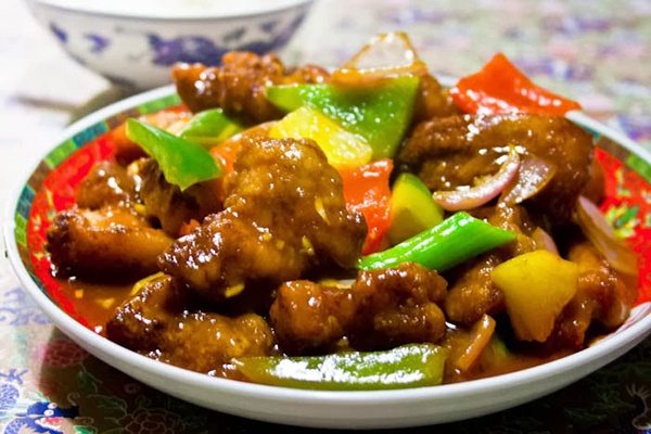 Thit ba chi xao chua ngot ngon tuyet hinh anh