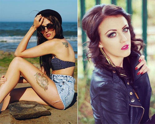 Co gai lung gu tro thanh nguoi mau xinh dep hinh anh