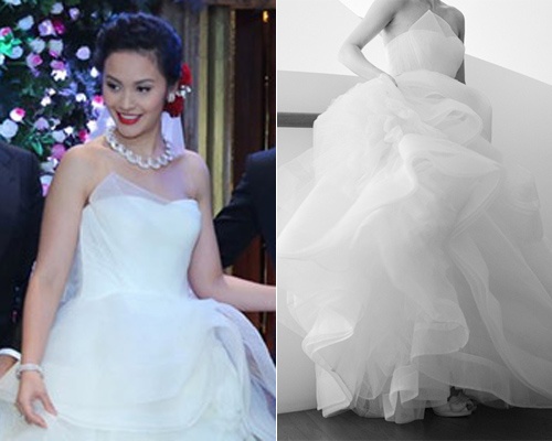 Can canh vay cuoi hang hieu cua vo Thanh Bui hinh anh