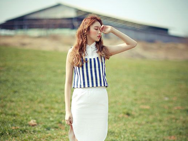 Street style cuc dep mat cua mau 9x xu Han hinh anh
