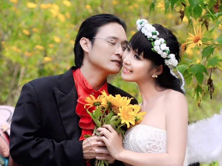 Le Kieu Nhu hoan cuoi Nhat Huy vi co thai 6 thang hinh anh