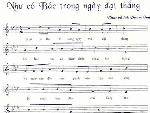 Bai hat Nhu co Bac trong ngay vui dai thang hinh anh
