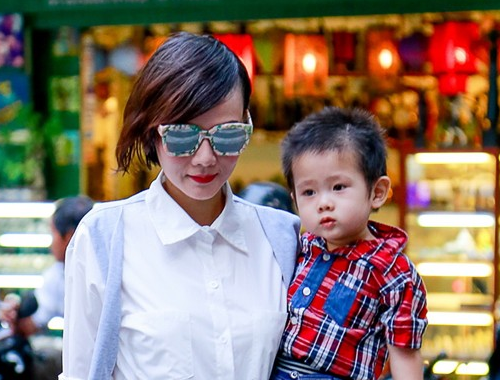 Sao Viet phai xa con khi ly hon chong hinh anh