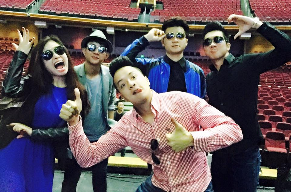 Duong Hoang Yen quay cung Cao Thai Son - Hoai Lam o Nga hinh anh